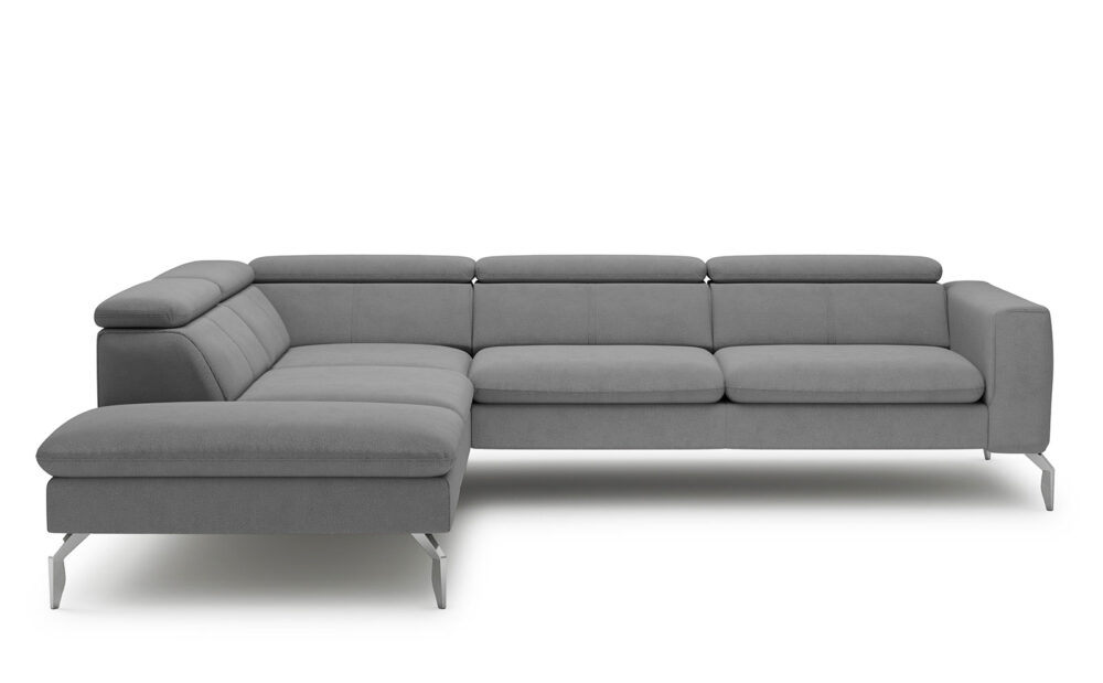 Arezza Corner Sofa - soft touch grey